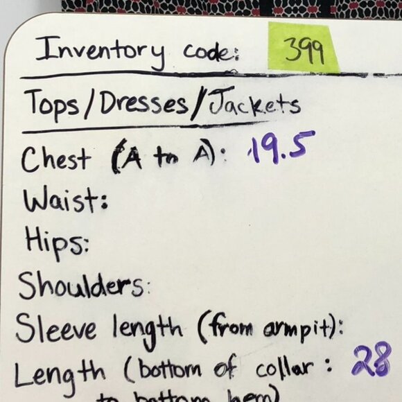 Pleione Sleeveless Blouse Micro Patterning V neck XS - Picture 8 of 9